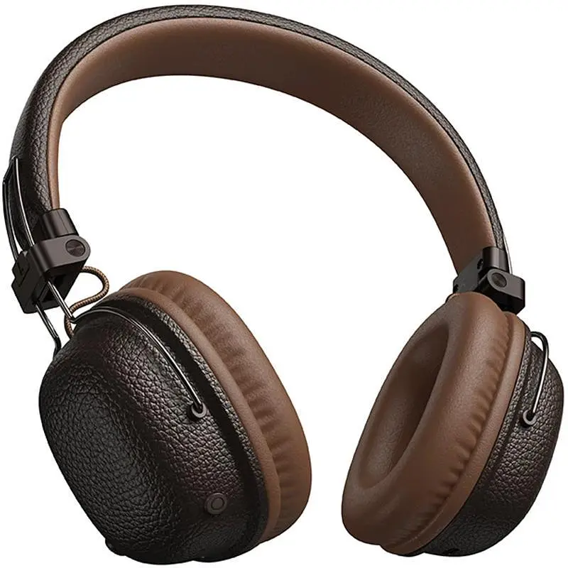 Бездротові накладні навушники Hoco W64, AUX, BT5.4, 300mAh, 32h, brown - фото 2