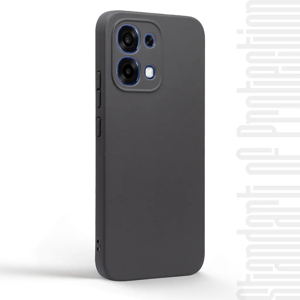 Чехол-накладка для смартфона OPPO A6 Pro 4G противоударный, силиконовый, термополиуретановый (ТПУ), с защитой камеры и корпуса, черный, защита всего корпуса, ArmorStandart (ARM89186) - фото 2