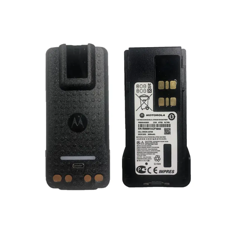 Акумулятор для рацій Motorola DP4400/4600/4800, PMNN4409BR (3000 mAh), type-c Premium - фото 2