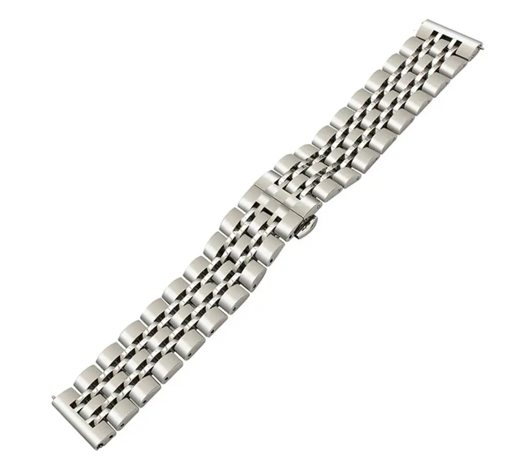Металлический ремешок Primolux Steel Link для часов Garmin Vivoactive 3/Vivomove HR/Forerunner Silver - фото 3