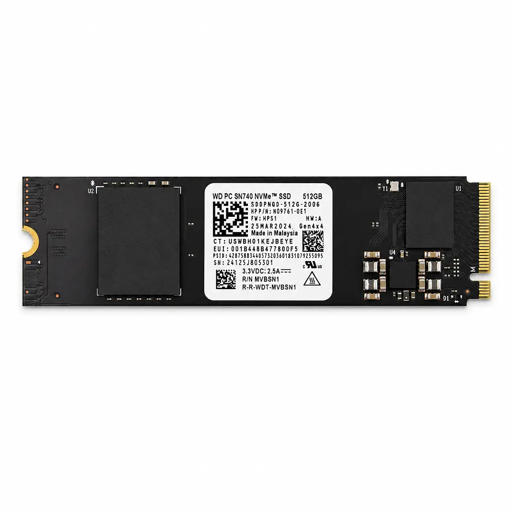SSD M.2 накопичувач WD SN740 512GB (SDDPNQD-512G) Б/В