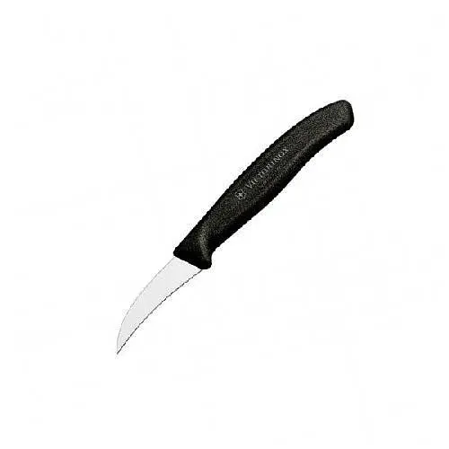 Кухонний ніж Victorinox SwissClassic Shaping лезо 6см вигн. з чорн. ручкою - фото 2