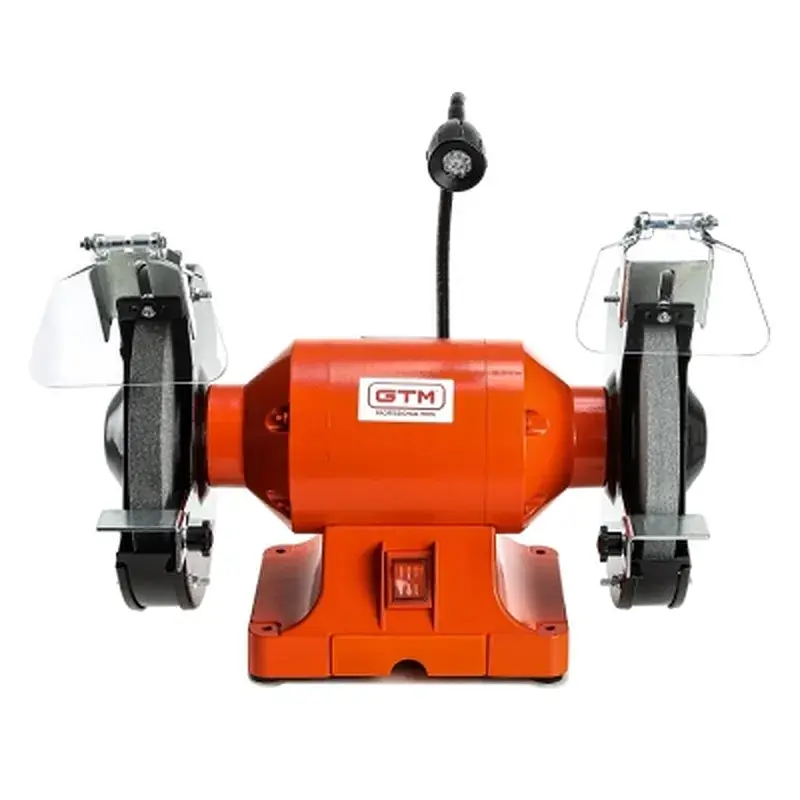 Точильний верстат GTM 200мм 400Вт 230В з підсвіткою MD3220AL-1 200*20*16 (MD3220AL-1) - фото 3
