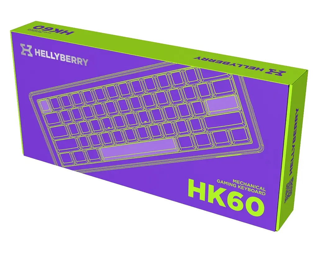 Клавиатура игровая механическая HATOR HK-60-WV Hellyberry Switch USB White-Violet - фото 6