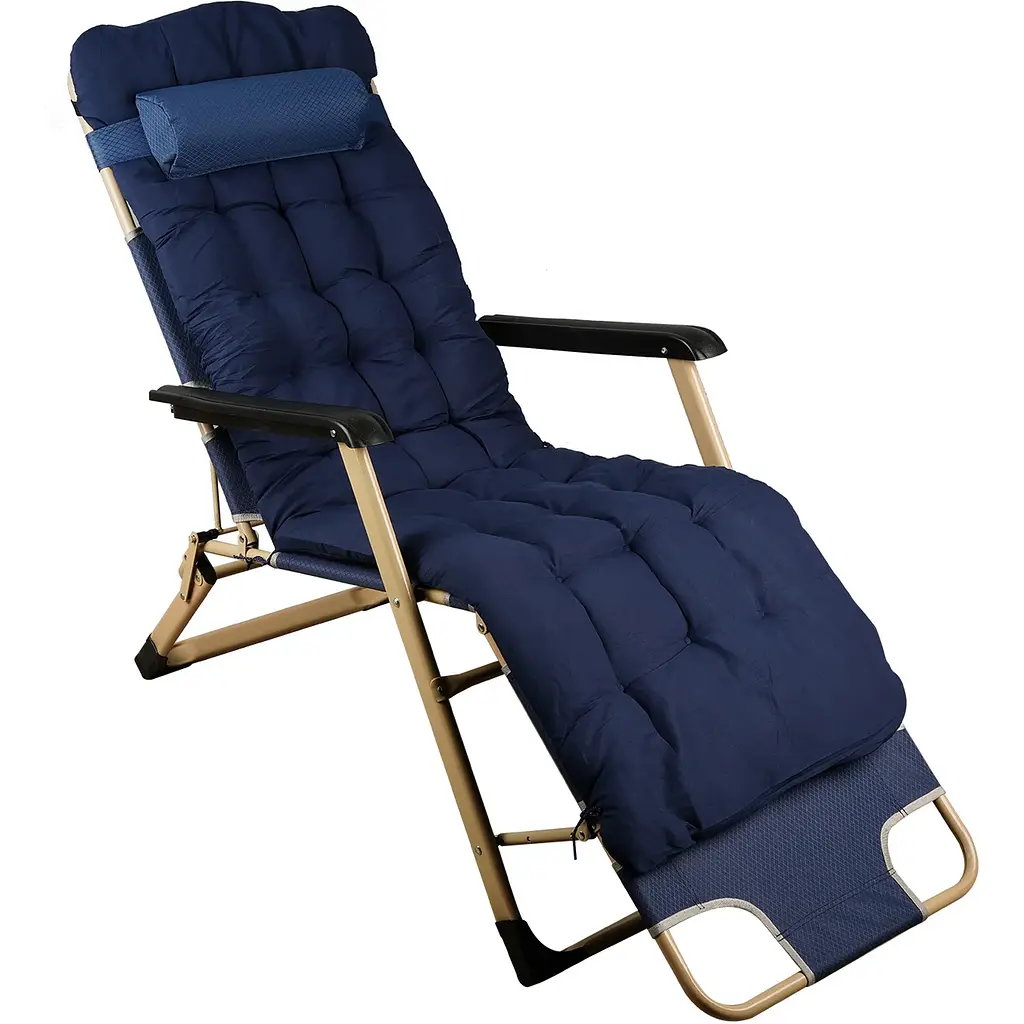 Шезлонг Market Union складной мягкий в ассортименте - фото 9