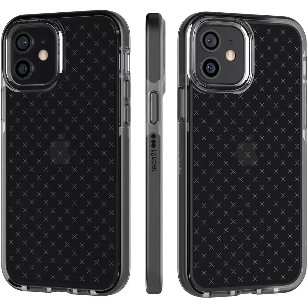 Оригинальный противоударный чехол Tech21 Evo Check для iPhone 12 Pro (6.1") Smokey Black T21-8373 - фото 9