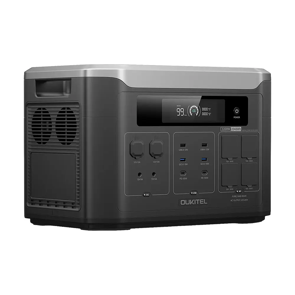 Портативна зарядна станція OUKITEL BP3000E 3200W 2048Wh (42-00280) - фото 3