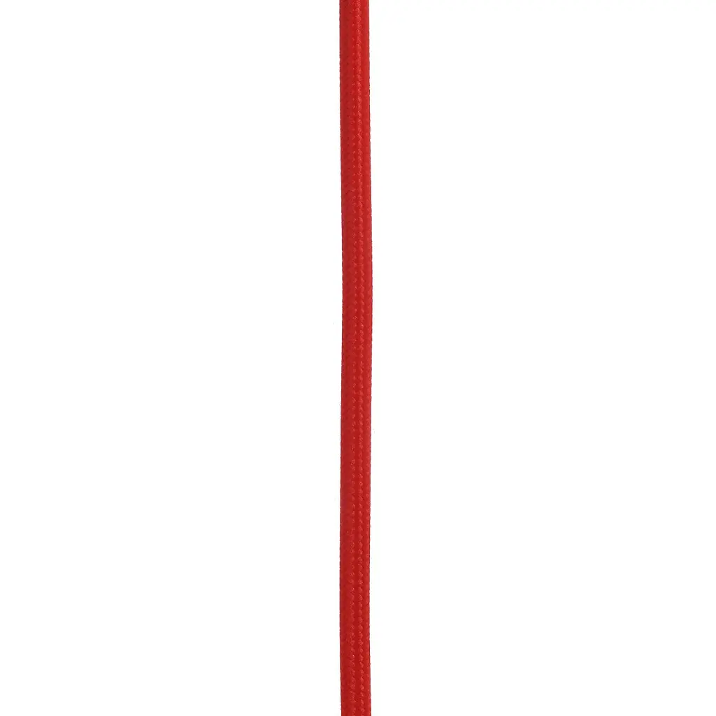 Декоративний кабель Brille IU-2 у тканинному обплетенні 2x0.75 RED (1 м) 42-125 червоний - фото 2