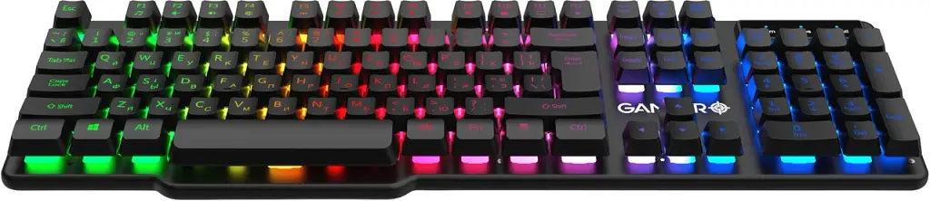 Клавіатура USB GamePro GK380 Black (GK380) UA - фото 2