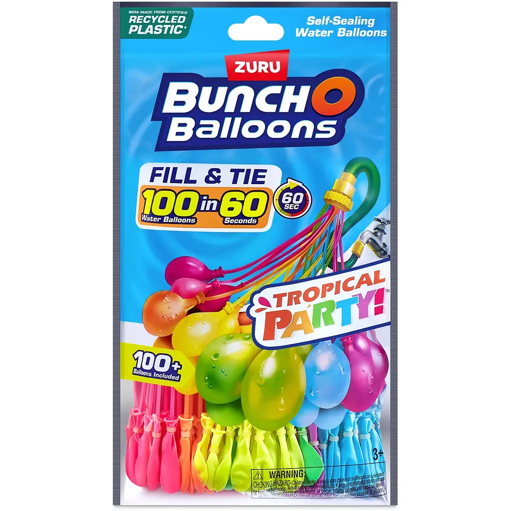 Ігровий набір Bunch O Balloons Водні кульки Тропік 100 шт. в асортименті (56480UQ1) - фото 3