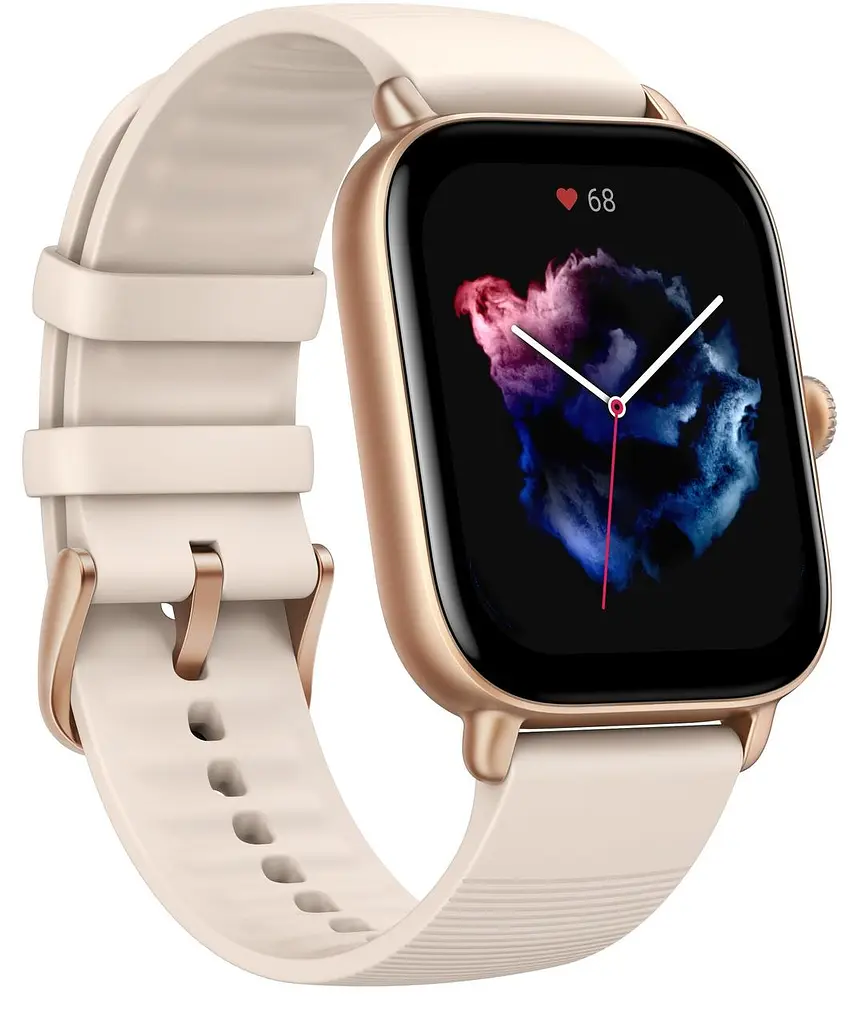 Розумний годинник Amazfit GTS 3 Ivory White (бежево-білий) - фото 4