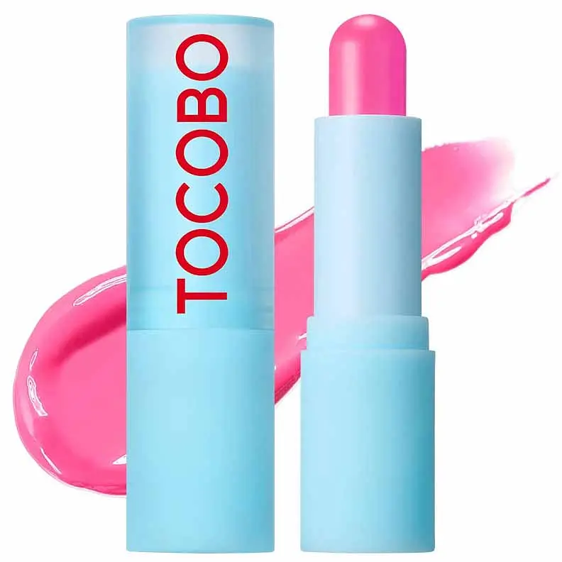 Зволожуючий відтінковий бальзам для губ Tocobo Glass Tinted Lip Balm 012 Better Pink (TOC028) - фото 2