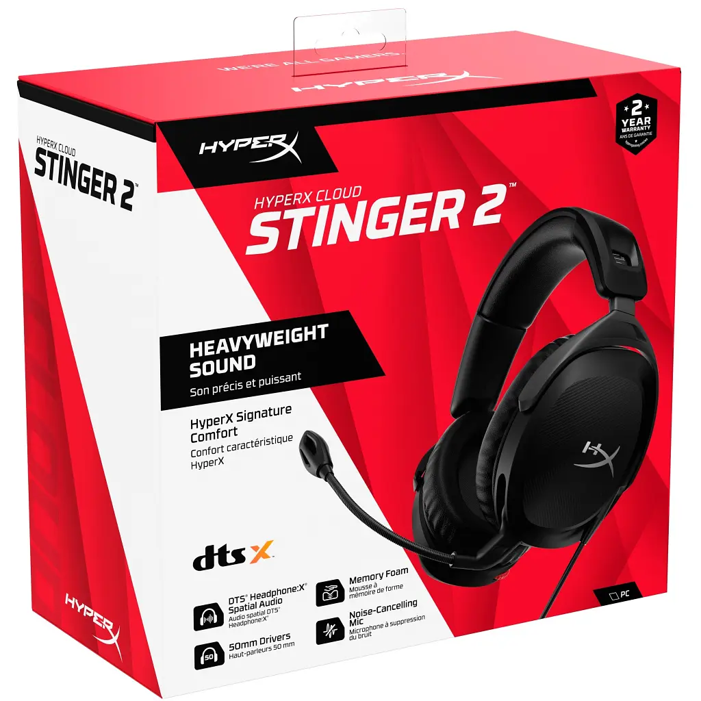 Навушники HyperX Cloud Stinger 2 Wired Black (519T1AA) - фото 8