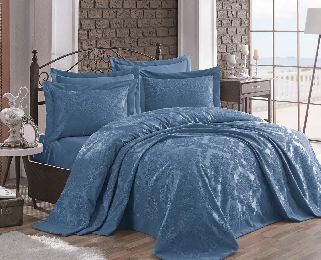 Покривало з наволочками Ezgi Blue 240 x 260 см Gardines pbe0051061