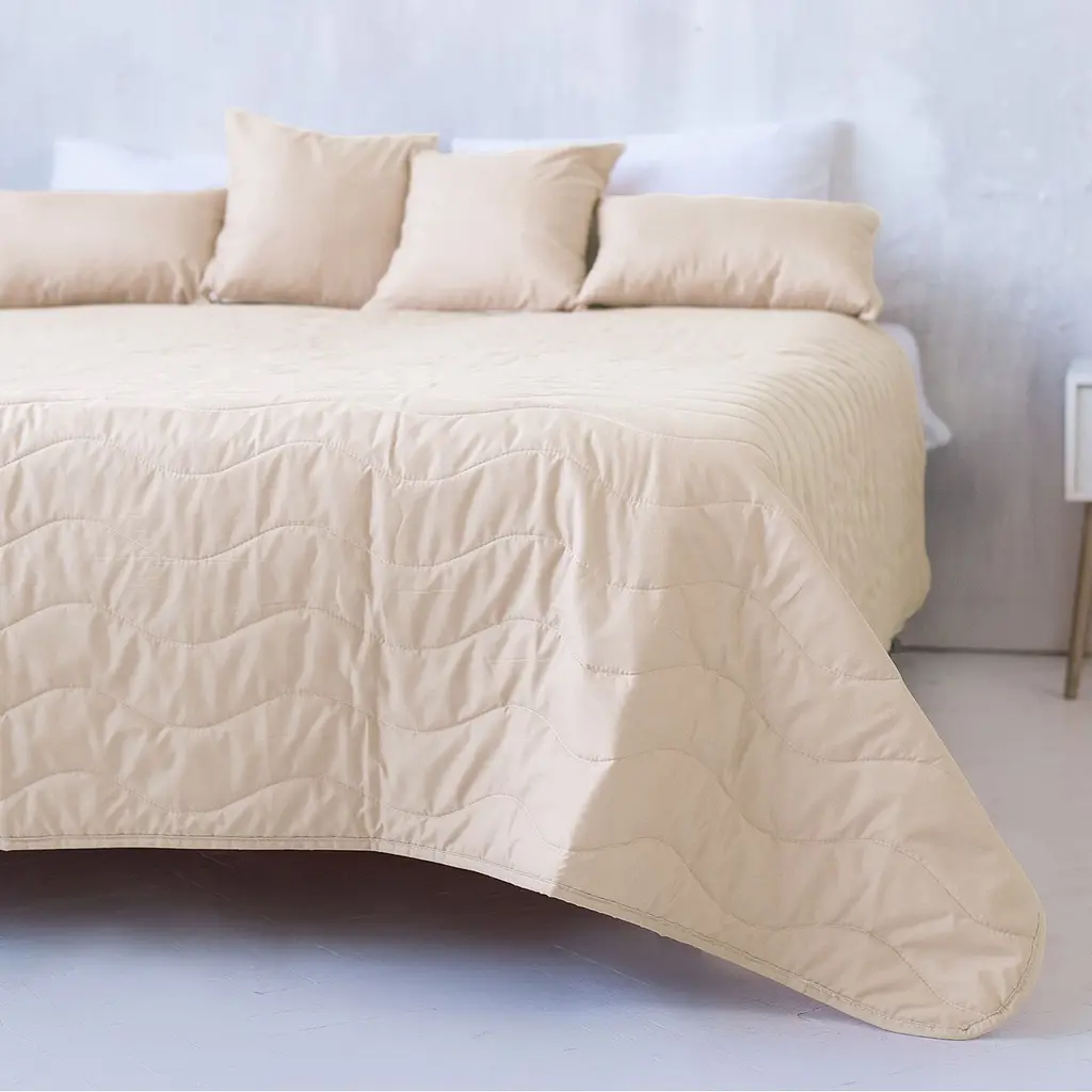 Декоративное покрывало Sonex Capri 220х240 см желтое с белым (SO102404) - фото 6