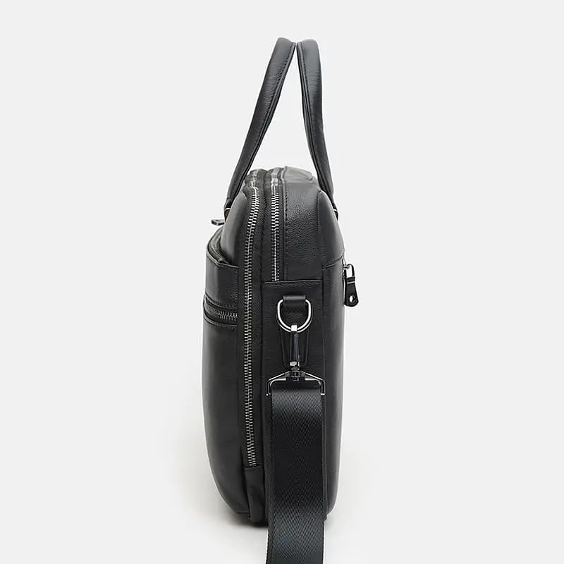 Чоловіча сумка Ricco Grande K17522-3-black 38х28х7 см Чорний - фото 5