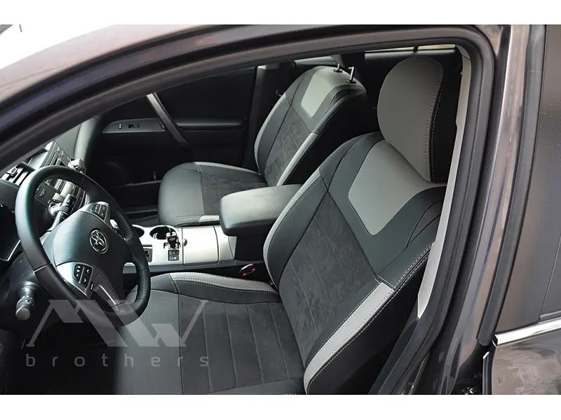 Авточохли модельні MW Brothers для Toyota Highlander II c 2008 - фото 8