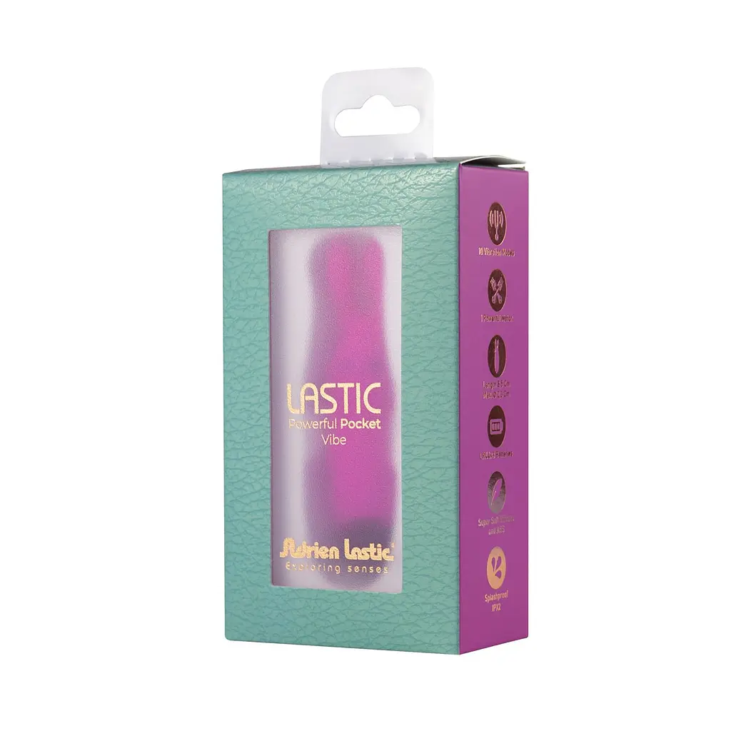 Віброкуля Adrien Lastic Pocket Vibe Rabbit Pink зі стимулювальними вушками - фото 5