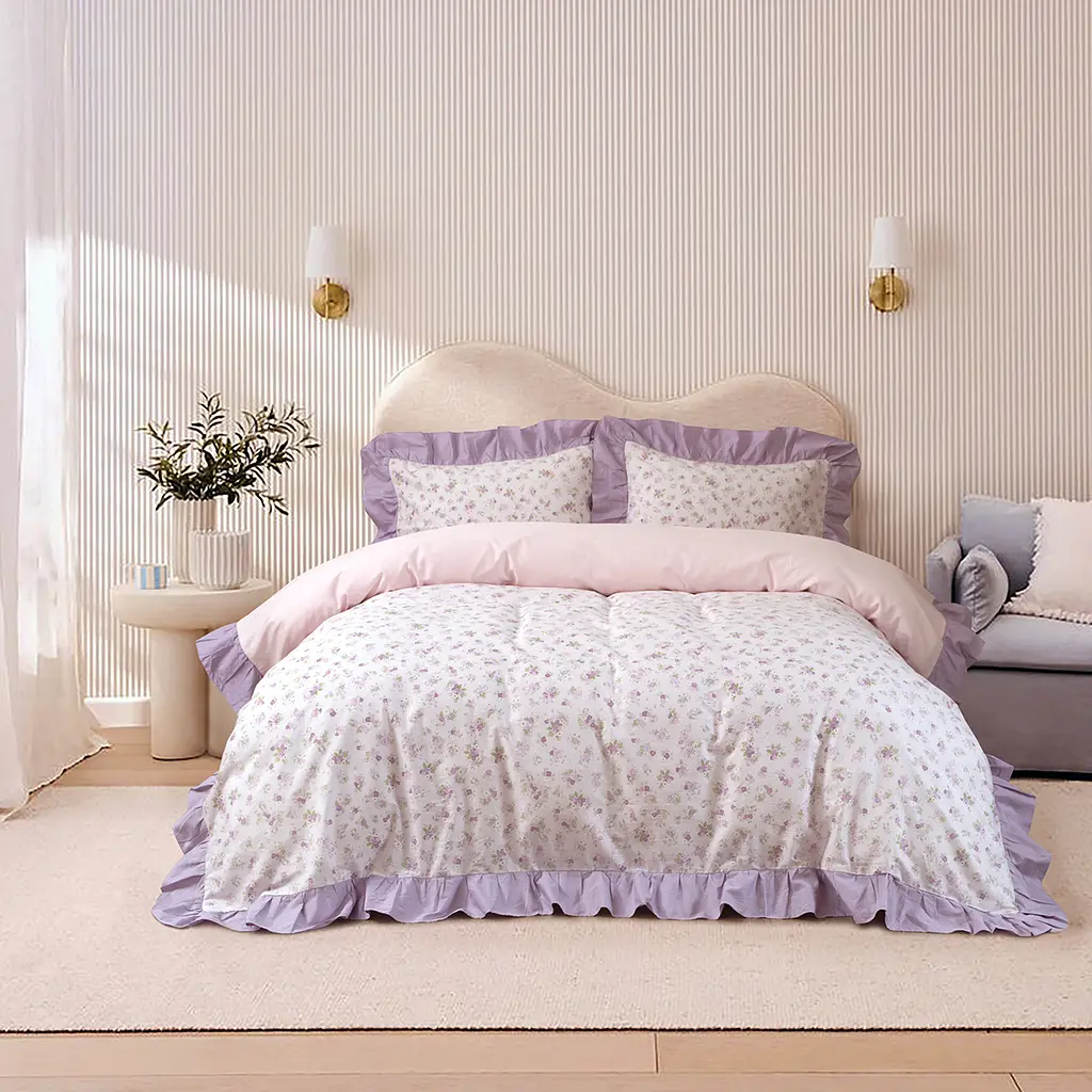 Постельное белье сатин Lotus Home - Luci семейный - фото 2