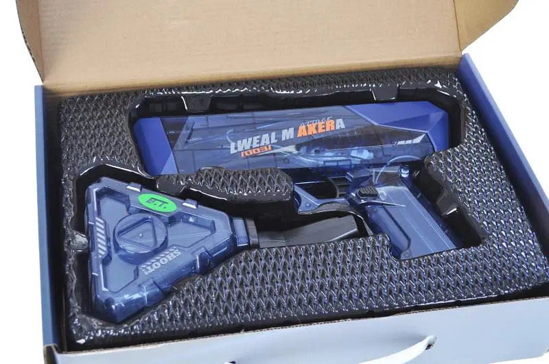 Іграшковий водяний пістолет автоматичний на акумуляторі CyberGun SQ07B в кор. 27 см - фото 8