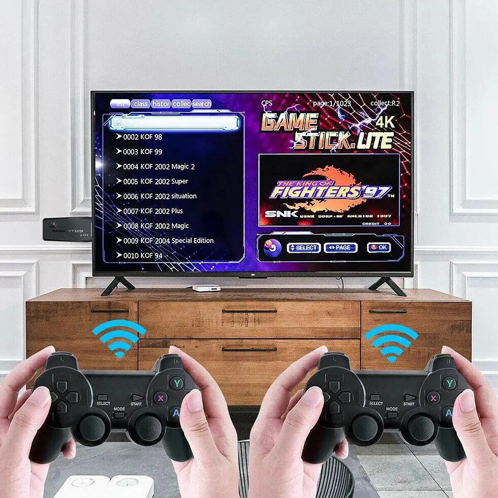 Игровая приставка Game Stick HDMI 4K мини портативная 64 - фото 9