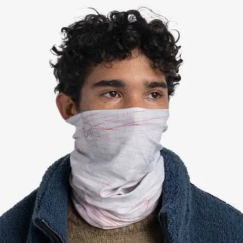 Шарф-труба Buff Original Ecostretch, Arrowys White Белый-Розовый - фото 4