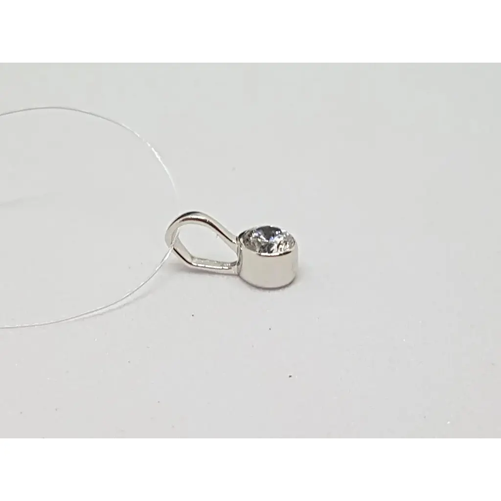 Срібна підвіска Qvaliz з фіанітом. 903-00599 - фото 2