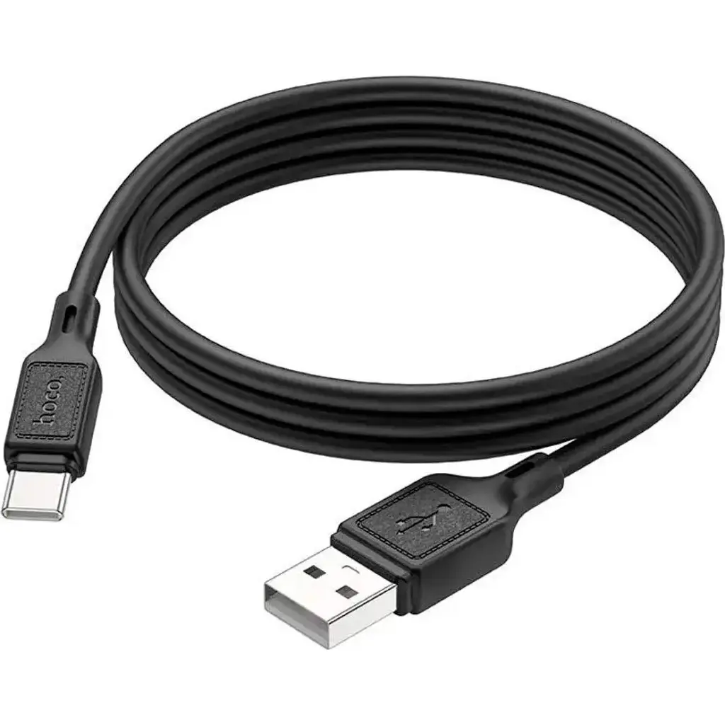Дата кабель USB-C to USB-C 1.0m Cool silicone X90 black HOCO (6931474788443) - фото 4