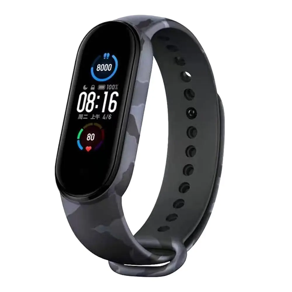 Ремінець ANCHOR Xiaomi Mi Band 7/Mi Band 6/Mi Band 5 Сamouflage Grey (32364_2917250) - фото 2
