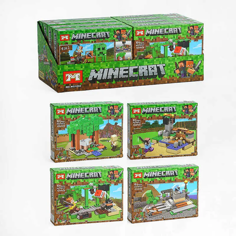 Конструктор Minecraft Герої 4 в 1 (В асортименті) - фото 2