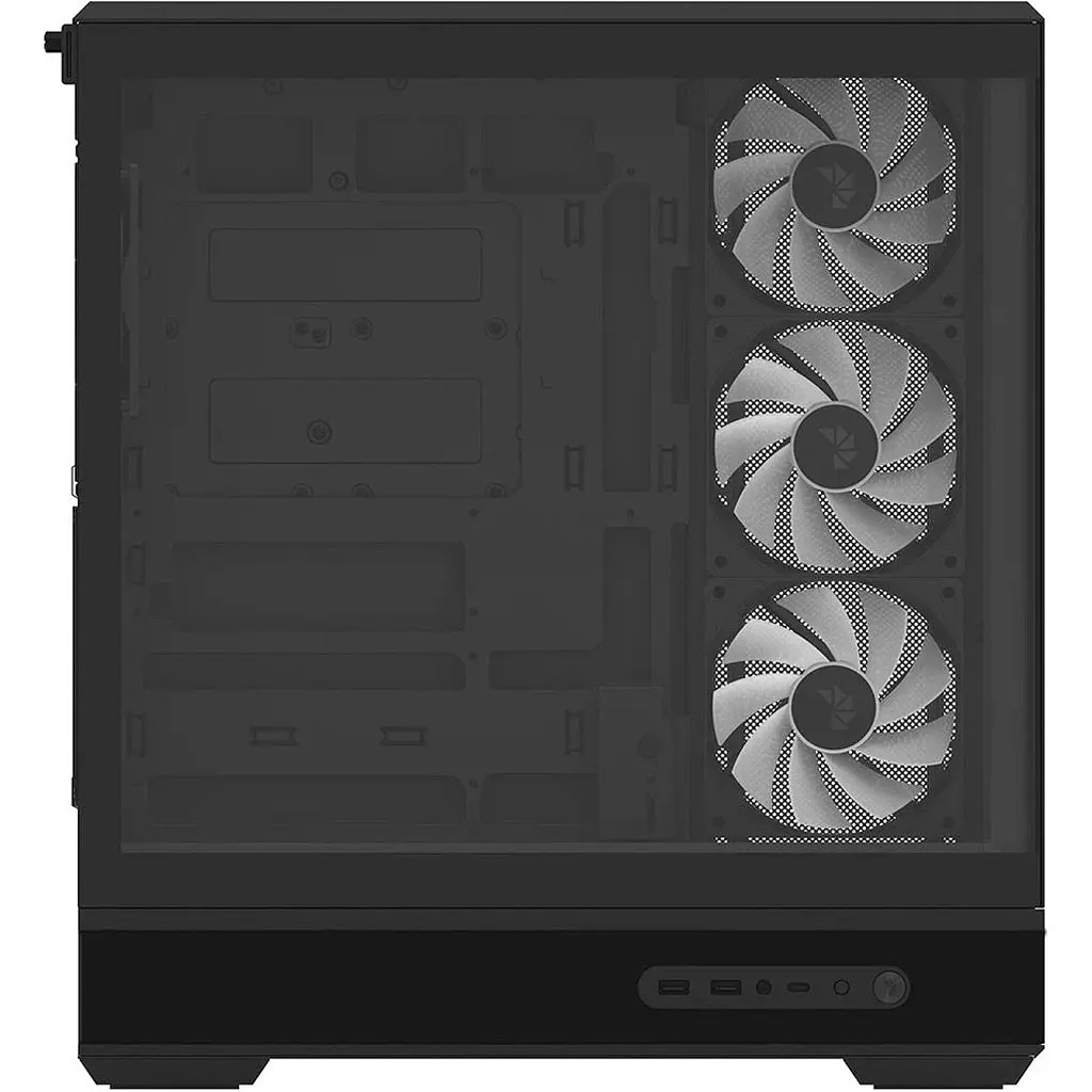 Корпус AeroCool P500B-Digi-BK-v1 чорний (ACCM-PN09143.11) [173290] - фото 7