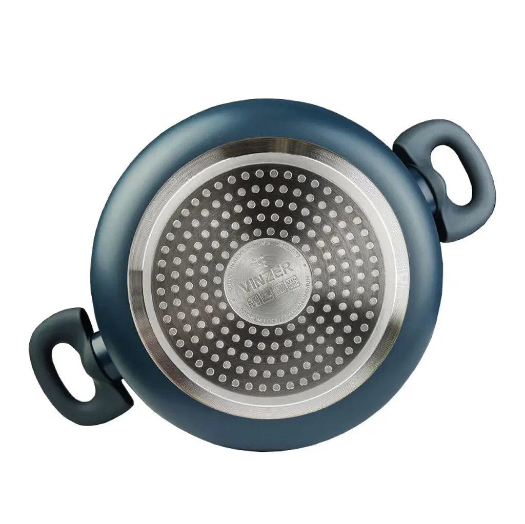 Каструля з кришкою VINZER Stone Induction Line VZ-50445 2.5 л 20 см синя - фото 3