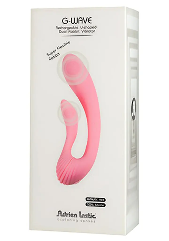 Вібратор Adrien Lastic G-Wave 18 см рожевий - фото 6