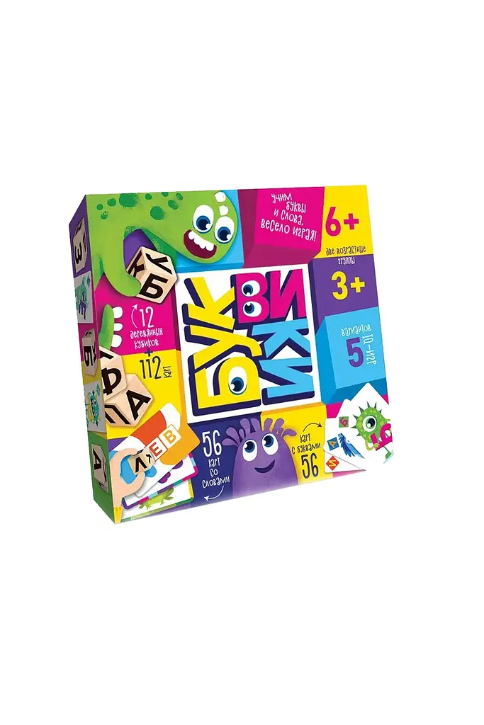 Розважальна гра "Буквіки" Danko Toys G-BU-01U ЦБ-00141570