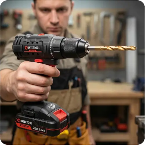 Набір свердел для металу DIN338 HSS, 10 шт. (1, 2, 3, 4, 5, 6, 7, 8, 9, 10 мм), INTERTOOL SD-0027 - фото 5