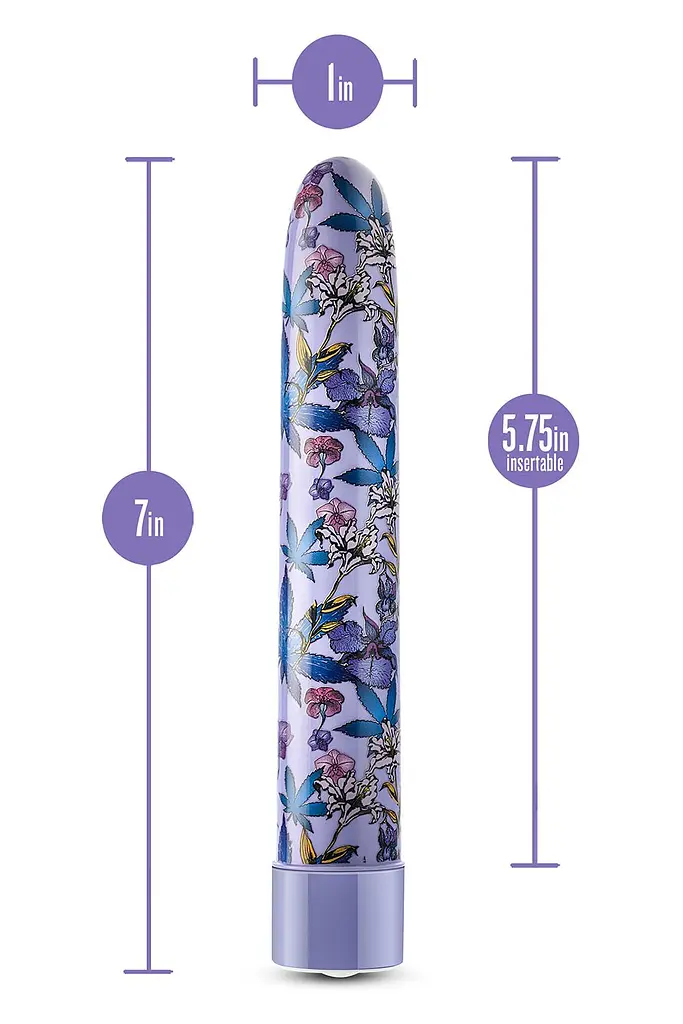 Вибратор Blush Limited Addiction Floradelic 17.8 см фиолетовый - фото 8