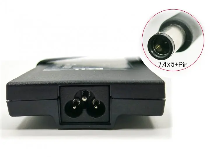 Блок живлення для ноутбука Dell SLIM 19.5V, 4.62A, 90W, 7.4x5.0-PIN, Black (без кабеля) (06C3W2) - фото 2