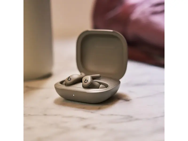 Навушники TWS Beats Power Fit — Wireless Fitness Earbuds with Secure Fit — Gravel Gray (ME2K4) - фото 7