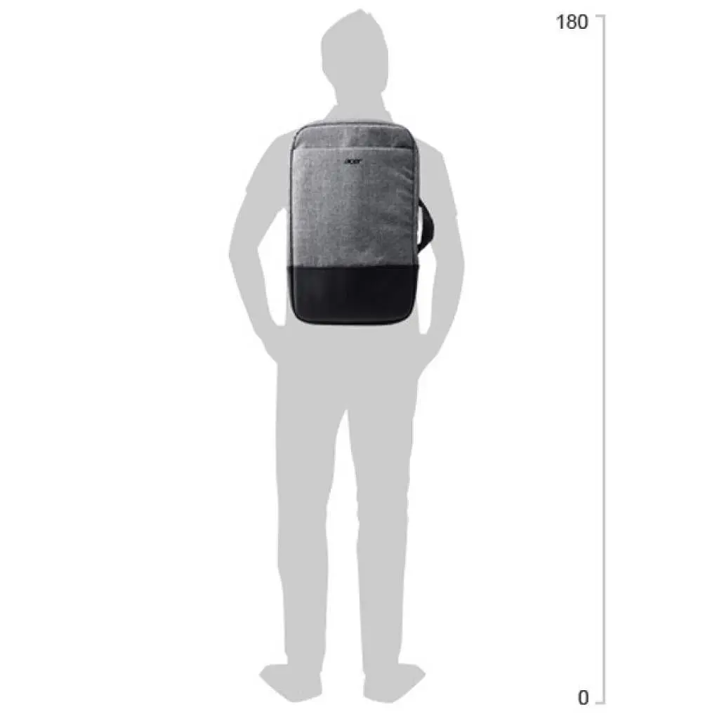 Рюкзак для ноутбука Acer Slim 3-in-1 Backpack Black 14" чорний (NP.BAG1A.289) - фото 9