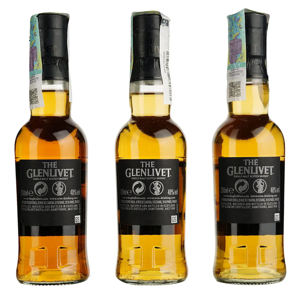 Набір віскі The Glenlivet Spectra 40% 0.6 л (0.2 х 3 шт.) в подарунковій упаковці - фото 3