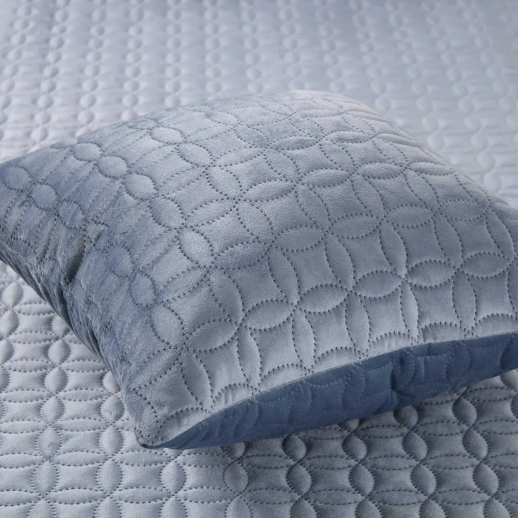 Наволочка декоративна ТЕП Velour Мозаїка 45х45 см синій (2-05175_36298) - фото 5