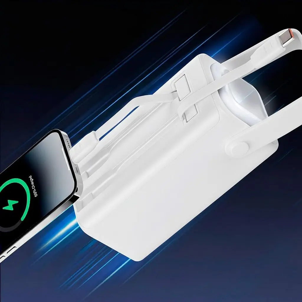 Повербанк TheGeneral Glim 20000 mAh білий (40012919-08) - фото 7