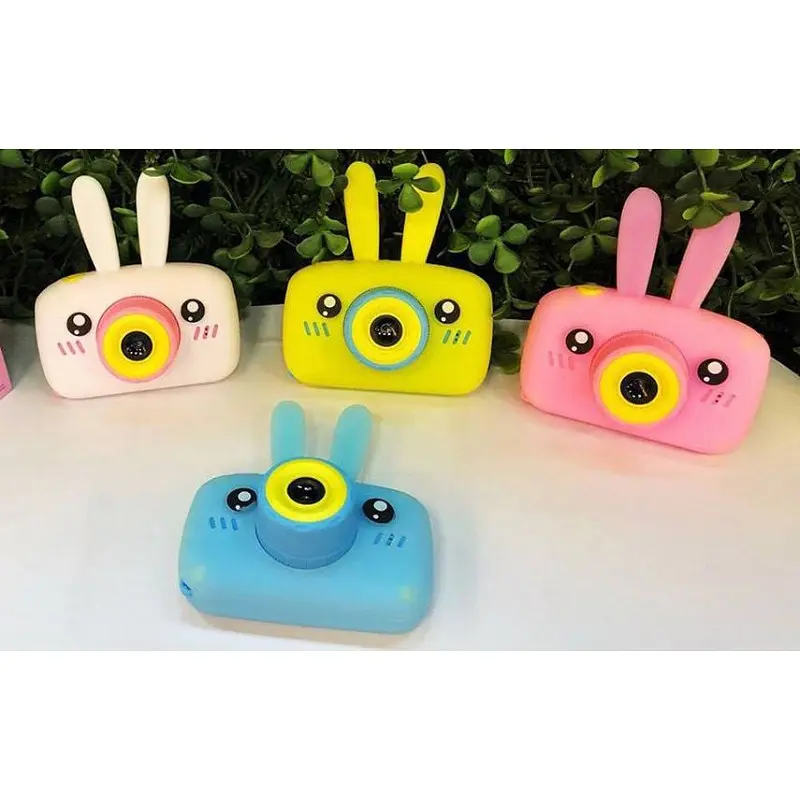 Дитячий фотоапарат Зайчик Baby Photo Camera Rabbit ∙ Дитяча фото відео камера ∙ Таймер ∙ Вбудовані режими з масками та стікерами - фото 5