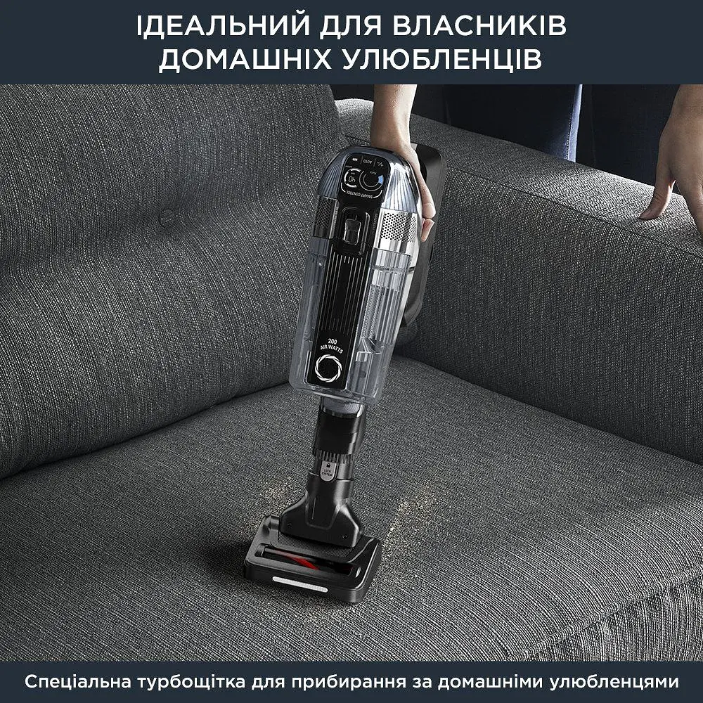 Пылесос Rowenta X-Force Flex 14.60 Auto Animal беспроводной черно-серый (RH9958WA) - фото 11