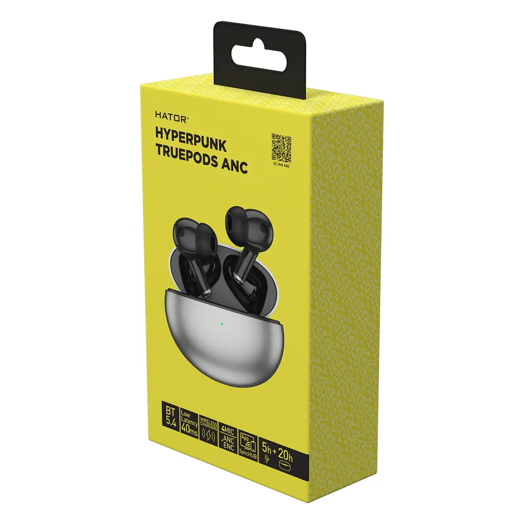 Навушники Hator Hyреrpunk Truepods SyncHUB Black (HTA430) - фото 5