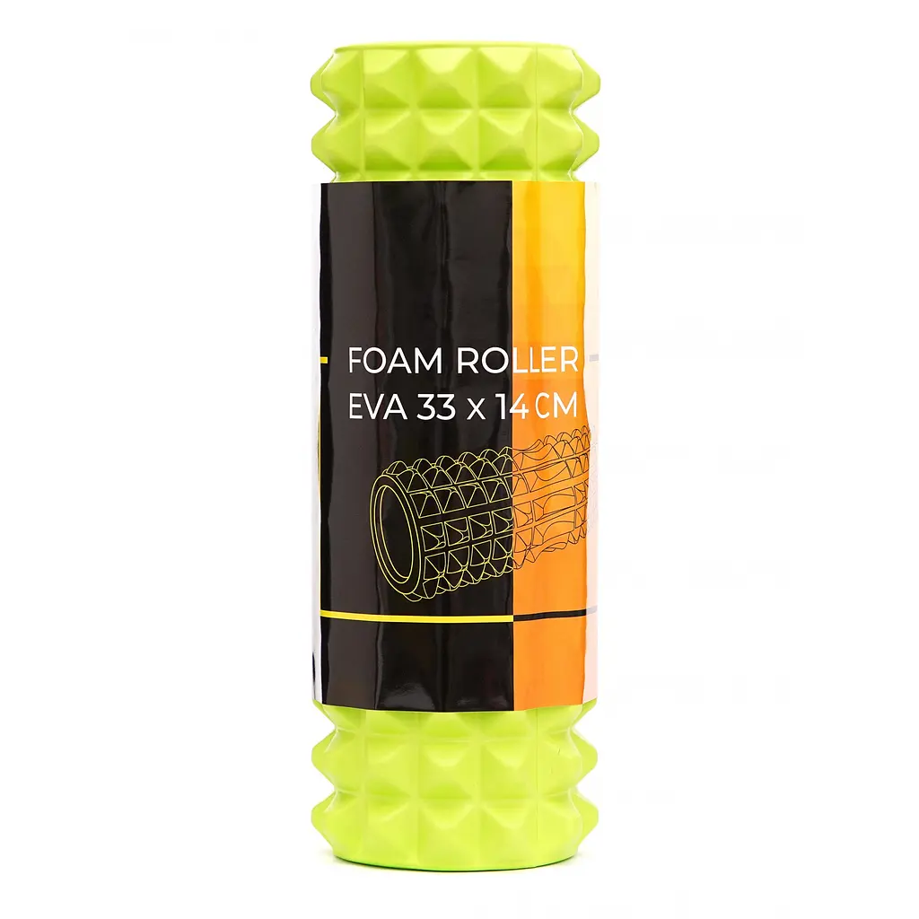 Масажний ролик Cornix EVA 33 x 14 см (валик, ролер) XR-0330 Green - фото 5