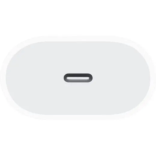 Зарядний пристрій Power Adapter USB-C 20W Блок Швидка зарядка білий - фото 2