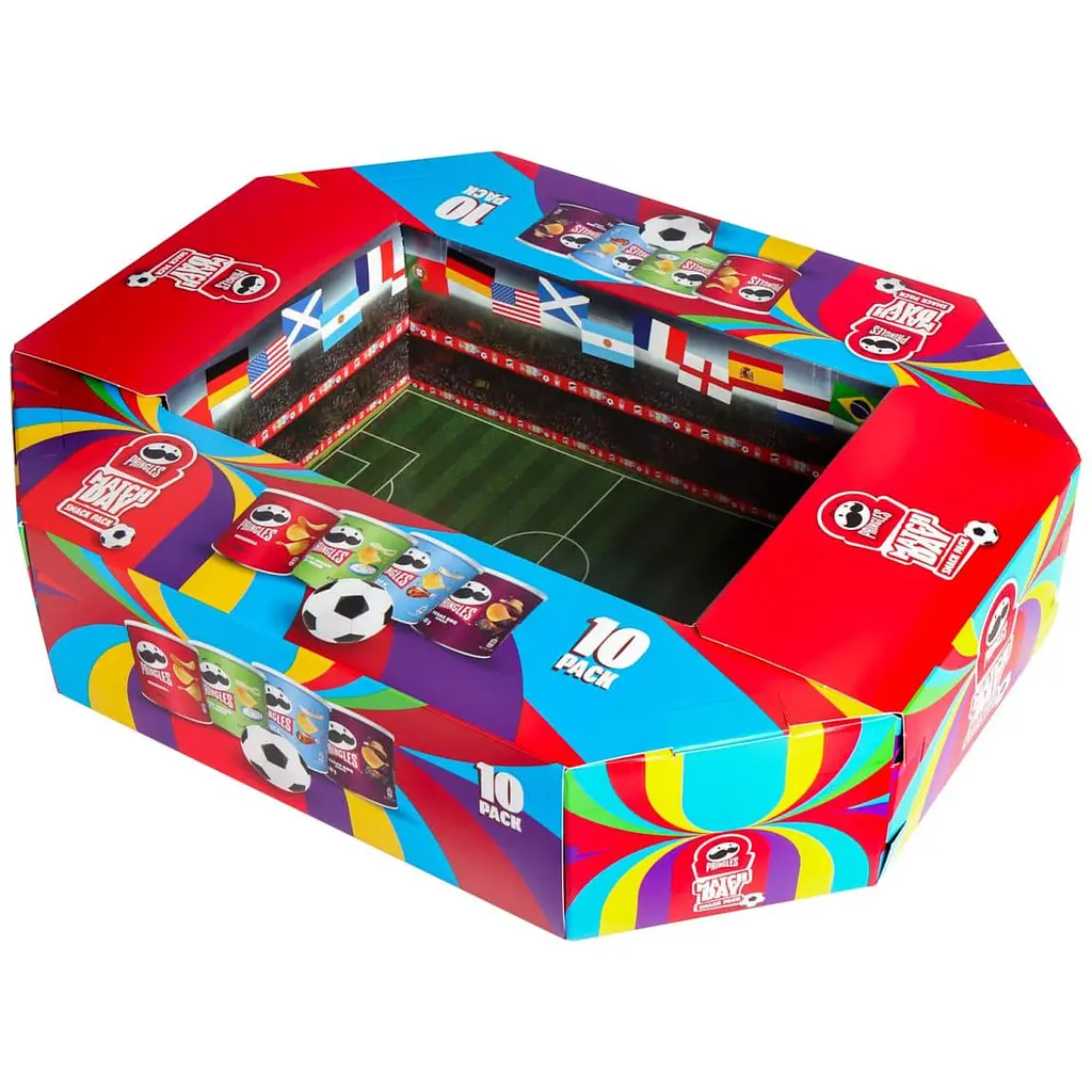 Набір подарунковий Pringles Match Day Snack Pack Stadium 10 шт*40g 400 г