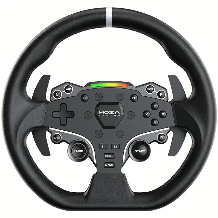 Кермо і педалі MOZA R5 Racing Bundle for PC, 22кн., подв. педалі SR-P Lite, кермо ES - фото 2