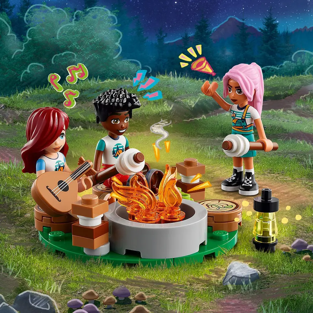 Конструктор LEGO Friends Уютные избушки в приключенческом лагере 437 деталей (42624) - фото 8